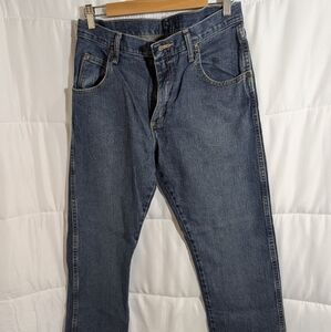 Wrangles Men's Blue Jeans 32×32 In EUC